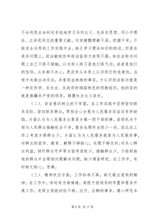 精选党员党性自查材料.docx