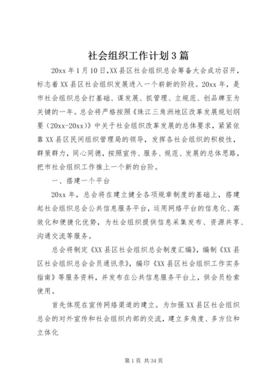 社会组织工作计划3篇.docx