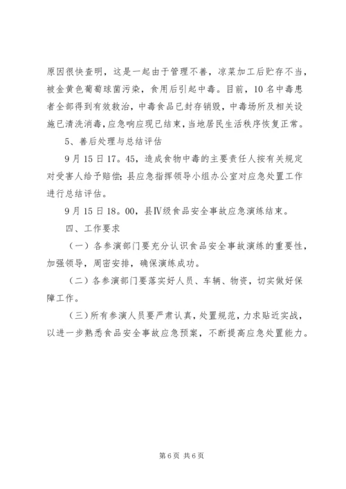 食品药品应急救援演练方案.docx