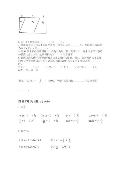小升初数学期末测试卷及参考答案【培优a卷】.docx