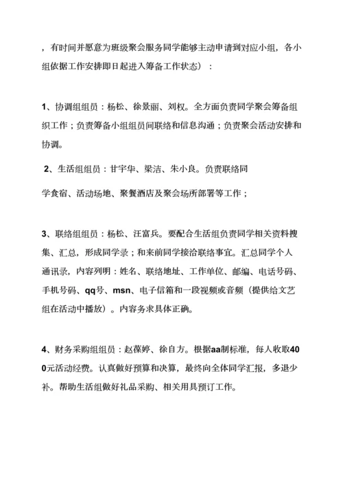 活动专项方案之毕业同学聚会专项方案.docx