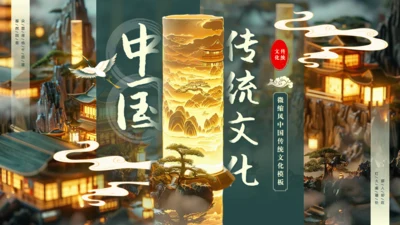 中国传统文化通用PPT模板