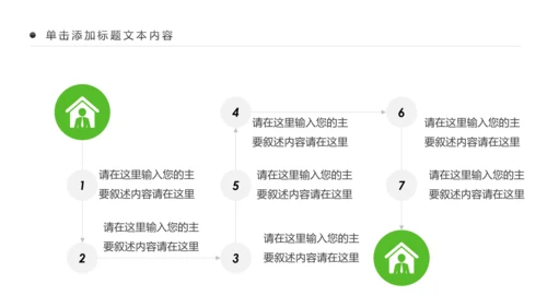 绿色清新植物生长敬畏生命成长励志PPT模板
