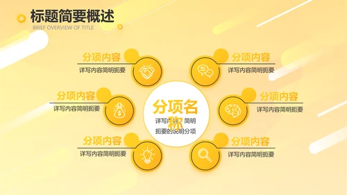 橙色时尚工作总结汇报商务动态PPT