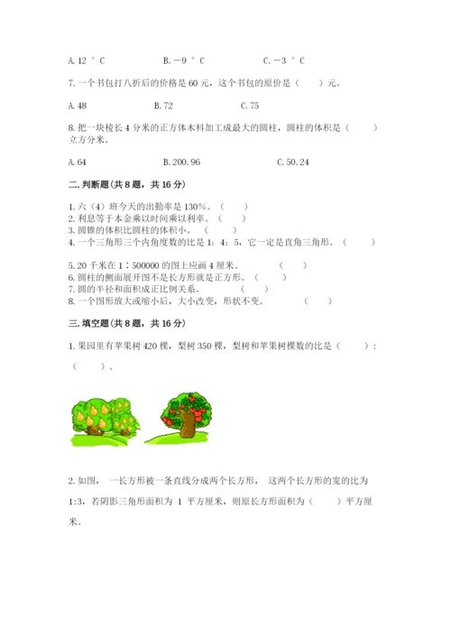 小升初六年级期末测试卷一套.docx