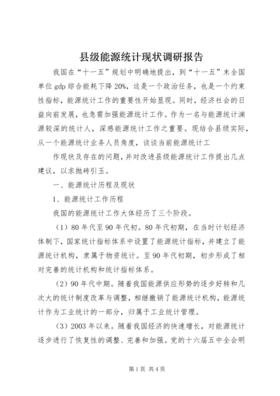 县级能源统计现状调研报告 (4).docx