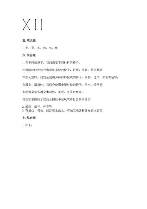 教科版二年级上册科学期末测试卷带答案（典型题）.docx