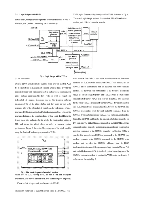 英文文献基于FPGA的高速实时数据采集系统的设计与实现