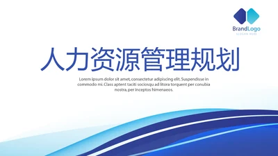 人力资源管理规划工作总结商务通用PPT动态模板