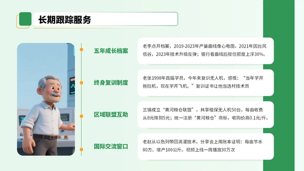 黄绿色3D风农业技术宣讲会PPT