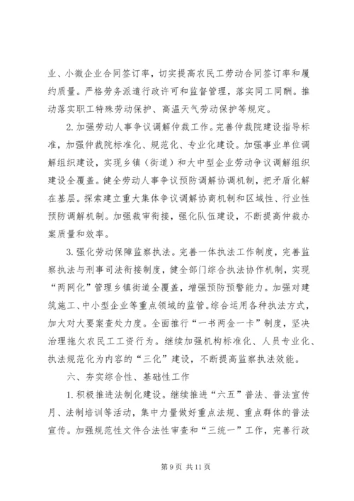 人社局社会保障工作要点.docx