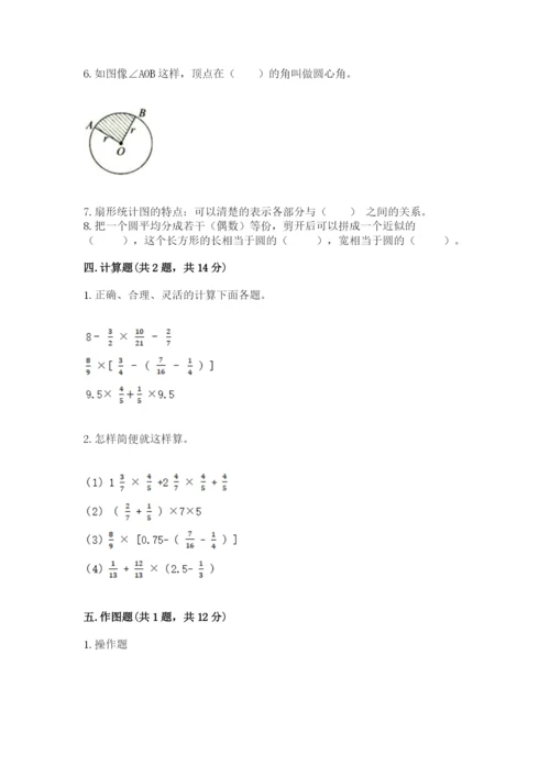 人教版六年级上册数学期末测试卷（综合题）word版.docx