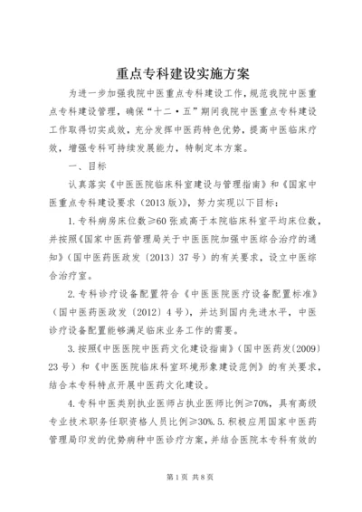 重点专科建设实施方案 (4).docx