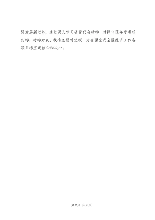 经科局学习贯彻落实XX省第十一次党代会精神情况汇报.docx