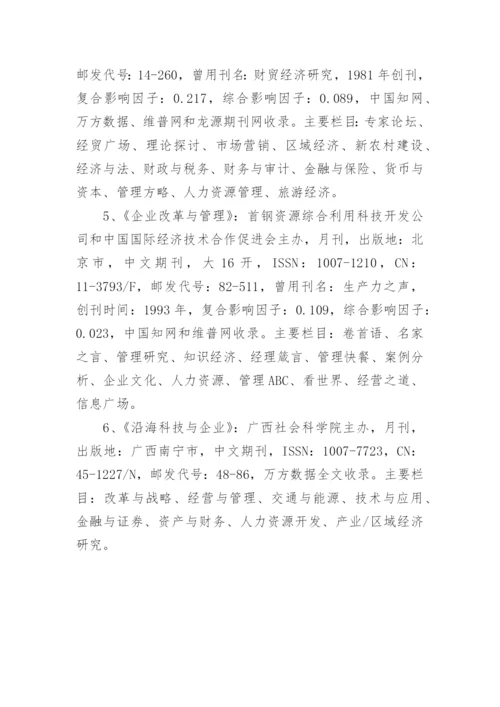 经济论文发表期刊.docx