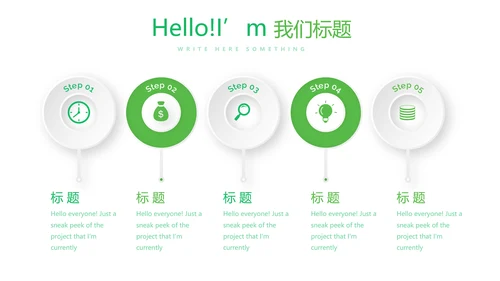 绿色时尚医药代表培训年终工作总结动态PPT