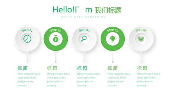绿色时尚医药代表培训年终工作总结动态PPT