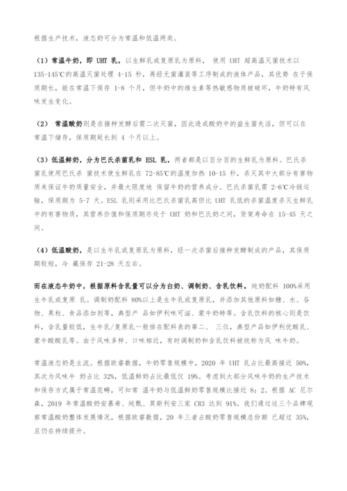 乳制品行业深度研究报告-如何挖掘细分赛道投资机会.docx