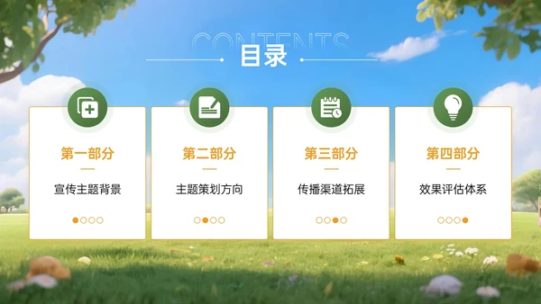 绿黄色3D关于世界动物日宣传活动主题PPT模板