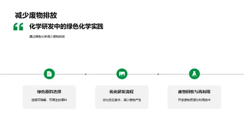 绿色化学与可持续发展