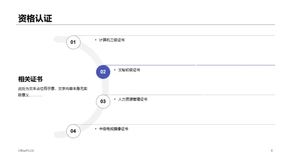 多色插画办公室文员岗位竞聘述职PPT模板