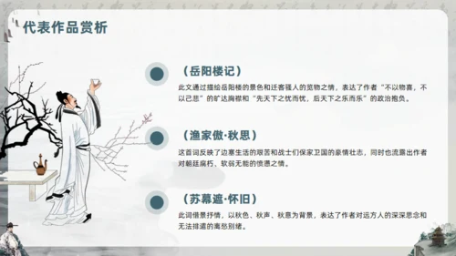 范仲淹生平介绍通用PPT模板
