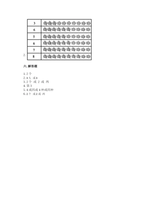 北师大版一年级上册数学期末测试卷（培优b卷）.docx