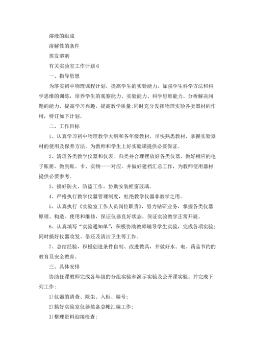 有关实验室工作计划.docx