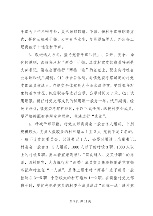 关于加强农村基层组织规范化建设的意见 (2).docx