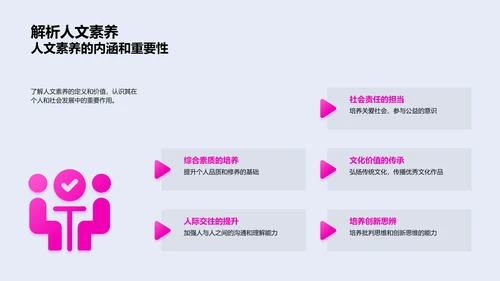 阅读提升人文素养PPT模板