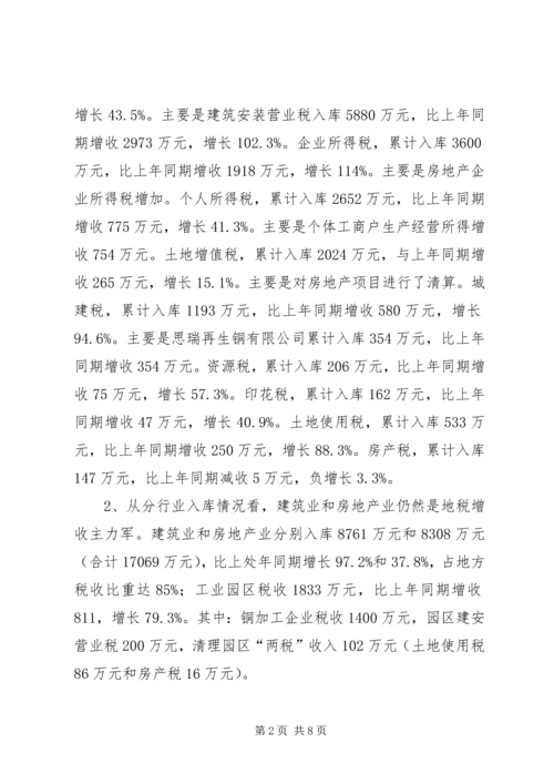区长在财税专题会发言.docx