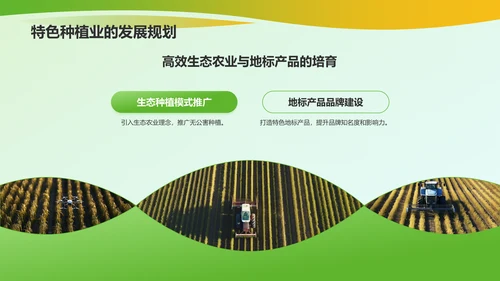 绿色商务风乡村振兴战略PPT模板