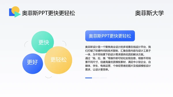 蓝白校园时尚商务风毕业答辩PPT模板