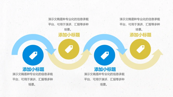 简约清新工作总结汇报PPT模板