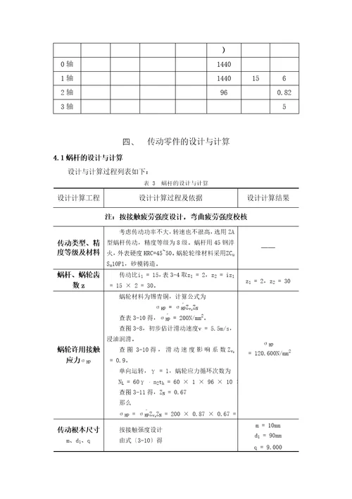 蜗轮斜齿轮二级减速器加热炉装料机机械设计课程设计设计说明书完美版x