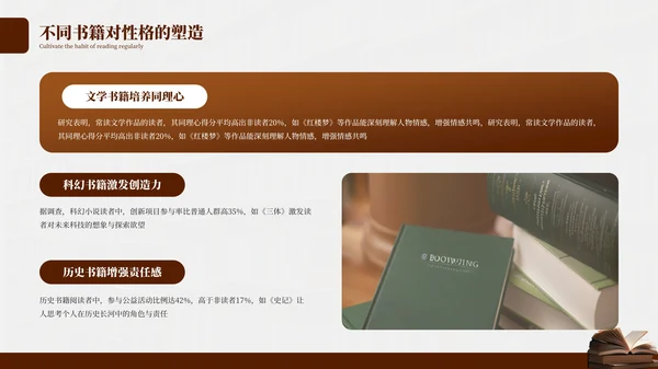 深色简约古典艺术读书分享会PPT模板