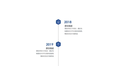时间轴商务企业发展历程公司简介ppt模板