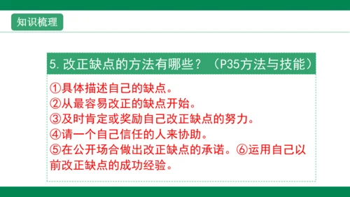 第三课发现自己 复习课件(共35张PPT)