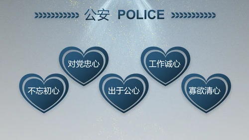 大气公安年终工作总结新年计划PPT