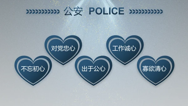 大气公安年终工作总结新年计划PPT