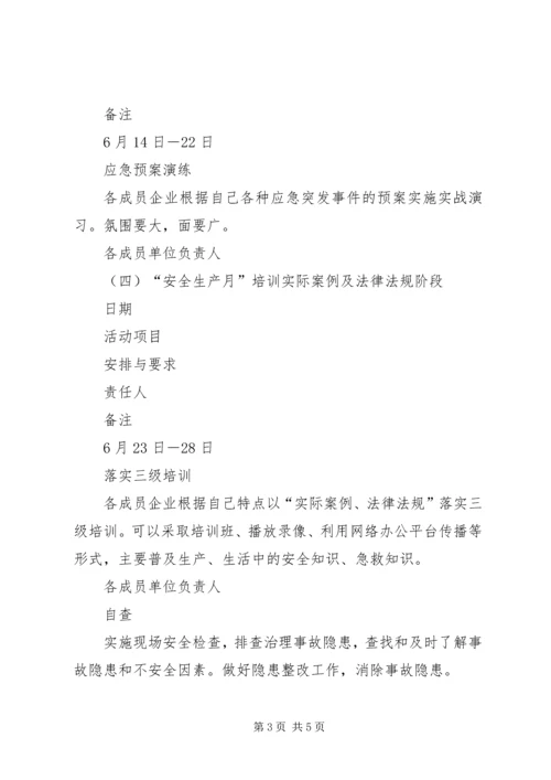 集团安全生产月活动方案 (4).docx