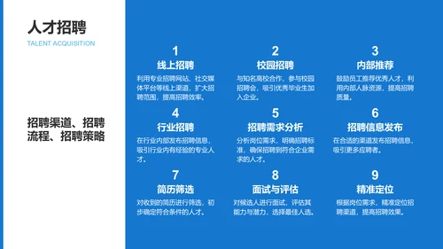 蓝色商务风企业市场竞争力提升计划PPT模板