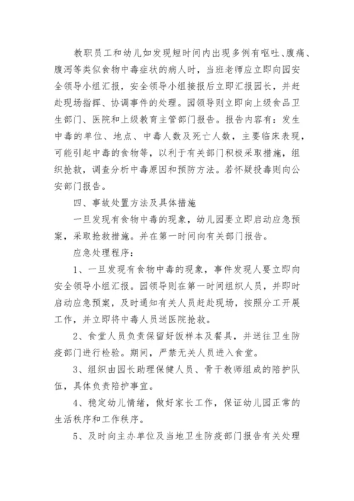 幼儿园食品安全应急预案.docx