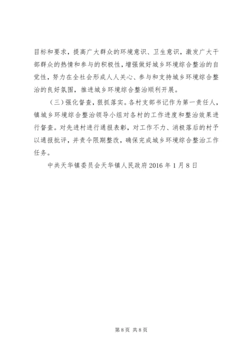 高塘社区环境综合整治行动实施方案 (5).docx