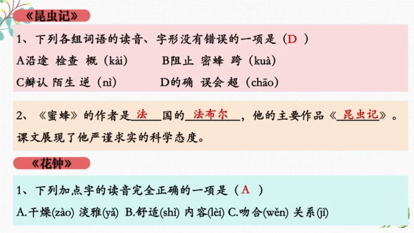 统编版语文三下期末复习 课件