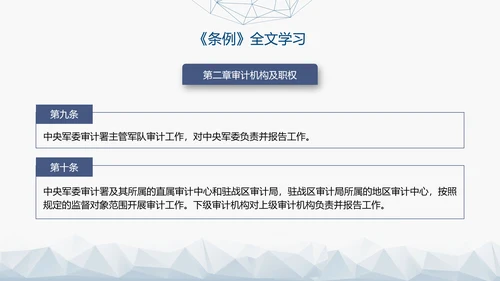 2024年新修订军队审计条例内容解读PPT课件
