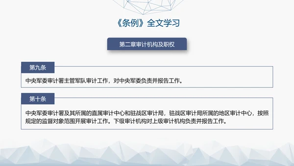 2024年新修订军队审计条例内容解读PPT课件