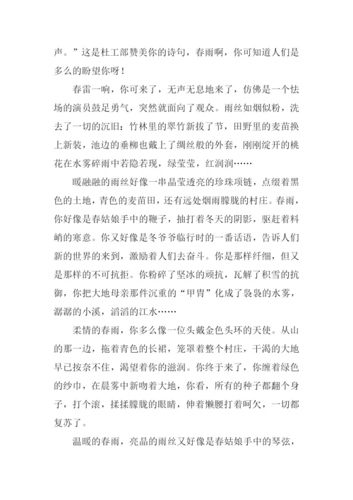 关于描写春雨的作文.docx