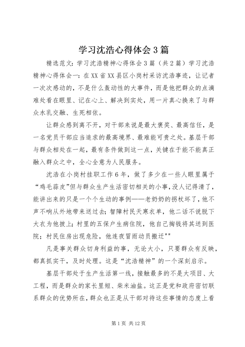 学习沈浩心得体会3篇 (4).docx