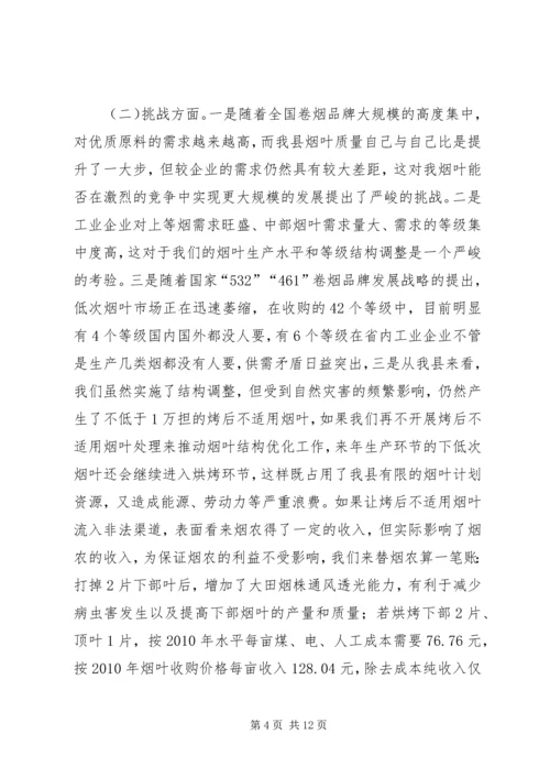 副县长在全县烟叶工作会议上的讲话 (2).docx